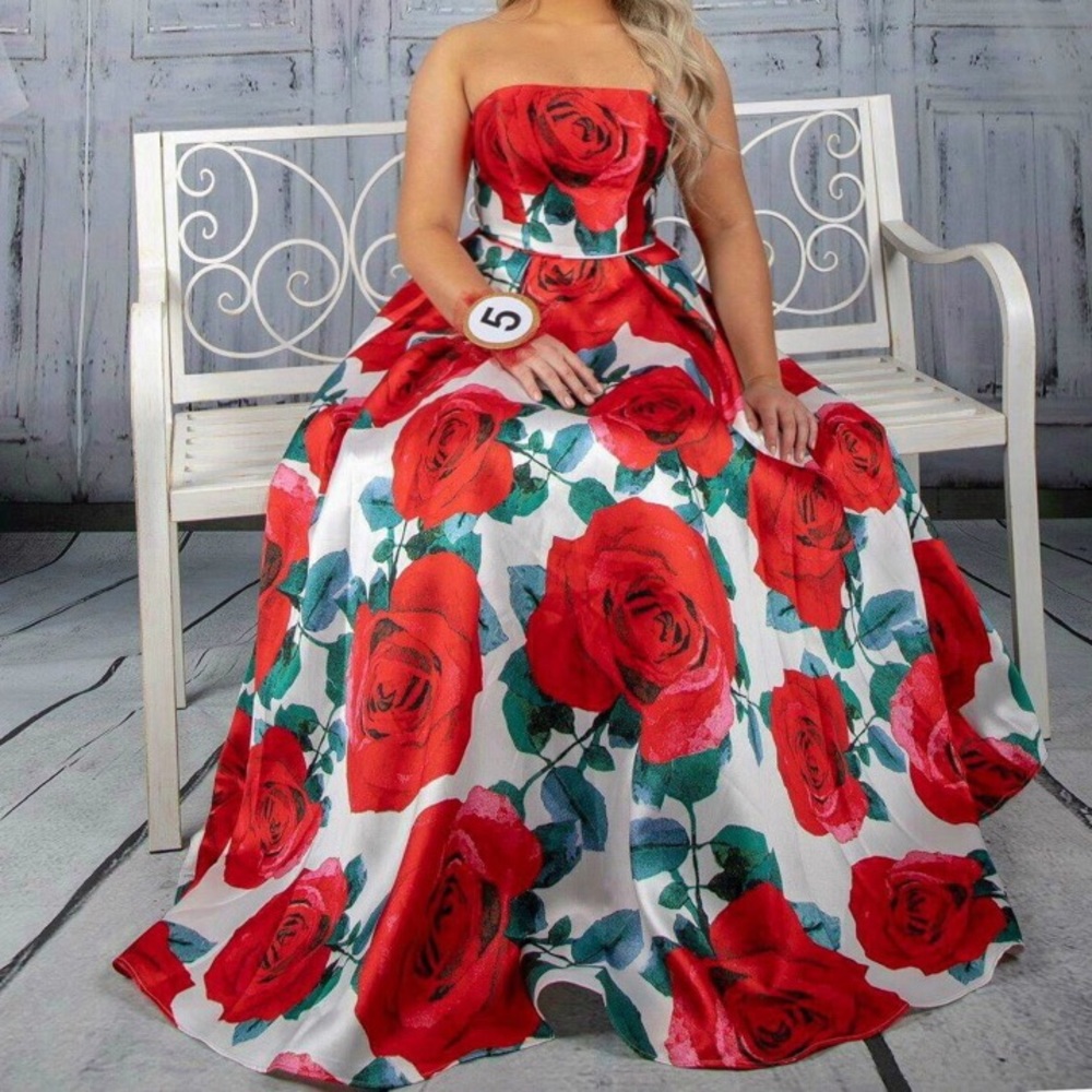 Rose Prom Dress - Picture 5 of 5